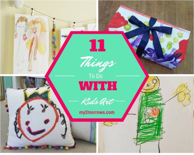 11 things to do with kids art
